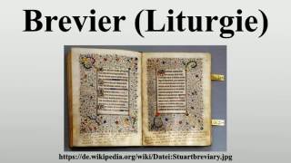 Brevier Liturgie [upl. by Maloney]