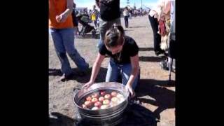 Tumbleweeds 4H Club Bobbing for Apples Pumpkin Chunkin 2011 [upl. by Seleta154]