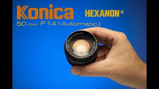 Konica Hexanon 50mm F1 4  Vintage Lens test [upl. by White215]