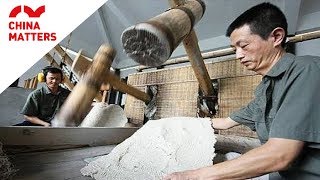 Chinese paper making process explained [upl. by Ciapas]