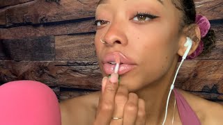 ASMR  LIPGLOSS APPLICATION  Tingly Kisses  Mouth Sounds 💋 [upl. by Gerfen]