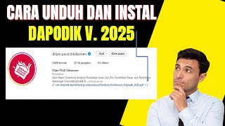 CARA UNDUH DAN INSTAL DAPODIK V2025 [upl. by Ewolram]