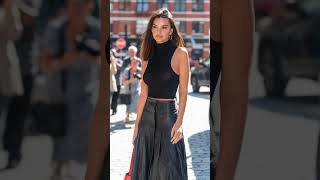 Emily Ratajkowski at the Proenza Schouler Fashion Show in NYC  September 4 2024 shorts [upl. by Ekenna233]