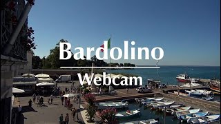 Webcam Bardolino  Malerische Aussicht auf Yachthafen Porto [upl. by Eniffit482]