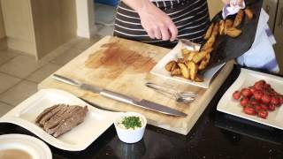 Home Cooking with Chef Craik Bavette Steak [upl. by Rehpotsrhc]