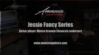 Amnesia Guitars  Jessie Fancy Series  Tonerider Classic Blues [upl. by Yhprum]