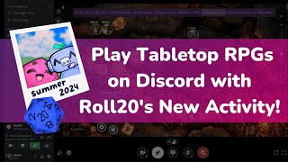 Play DampD and Other RPGs in Discord with Roll20 Activity [upl. by Conroy]