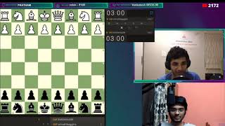 Two Grandmaster plays Antichess GM vidit vs GM srinath  Watch full stream Vidit Gujrathi [upl. by Aivyls]