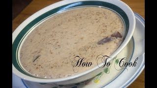 HOW TO MAKE AUTHENTIC JAMAICAN BULGUR PORRIDGE RECIPE 2017 [upl. by Olivann341]