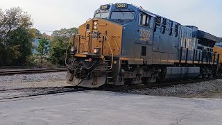 CSXT 3269 leads CSX C319 at Devine Jct Columbia SC [upl. by Amzu]