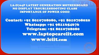 Laptop No Display Repairing Steps by Step in hindi LAd704p HP Laptop No Display Faultfinding LCIIT [upl. by Rudiger]