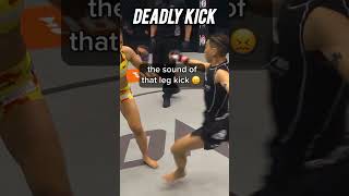 Deadly Kick by Xiong Jing Nan shorts onechampionship mma women [upl. by Dori895]