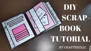 scrapbook for beginners  scrapbook tutorial  how to make a scrapbook  scrabook for birthday [upl. by Mcnally]