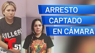 Arrestan a dos hispanas en Florida por presunto robo de celulares [upl. by Eillom]