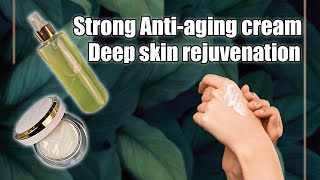 Strong AntiWrinkle Cream and tonic Hyaluronic  collagen Miracle [upl. by Irec13]