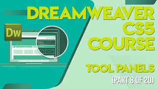 Dreamweaver CS5 tutorials in UrduHindi part 8 tool panels [upl. by Amend]