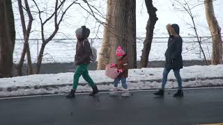 Snow Sledding Hudson County Park  Bayonne NJ [upl. by Tolman]