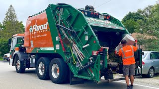 Brand New Flood Brothers Mack LR PacTech Rear Loader Garbage Truck [upl. by Nosredna]