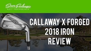 CALLAWAY 2018 X FORGED IRON REVIEW CALLAWAYXFORGED [upl. by Cappello]