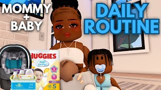 MOMMY amp BABY DAILY ROUTINE♡🍼  Roblox Berry Avenue VOICED Roleplay [upl. by Rey]