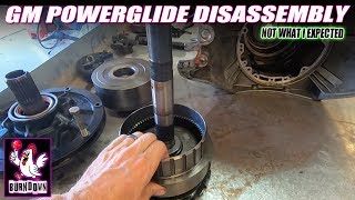 Powerglide Transmission Disassembly Powerglide Build Part 01 [upl. by Eivad]