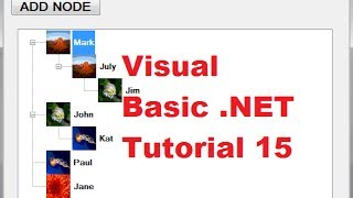 Visual Basic NET Tutorial 15  How to use TreeView Control in Visual Basic VBNET [upl. by Adehsor]