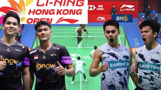 FikriMarthin INA VS GohIzzuddin MAS  Round Of 16 Badminton Hongkong Open 2024 [upl. by Nuzzi777]