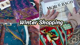 Winter Shopping Haul  Winter Collection unstitched 2pc  shopping [upl. by Lladnarc]