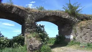 Rhein Ruinen der Eisenbahnbrücke Wesel Die historische Eisenbahnbrücke Wesel Rheinbrücke Lost Places [upl. by Zennas884]