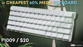 CHEAPEST 60 MECHANICAL KEYBOARD  MageGee MKMini 60  UNBOXING  Vlog Ep 18 [upl. by Noillimaxam]