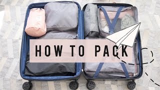 Travel Tips on How To Pack Light  ANN LE ✈ [upl. by Battista]