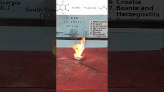 Burning of Benzene🧪 [upl. by Willette]