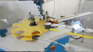 İndex Rotary Table  Paper Tube Curling Machine with Rotary Table [upl. by Mariam]