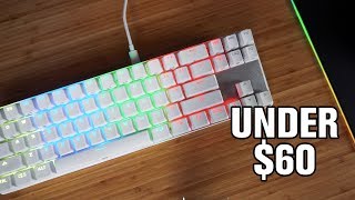 BEST MECHANICAL KEYBOARD UNDER 60  DREVO CALIBUR [upl. by Giguere]