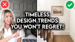 8 INTERIOR DESIGN TRENDS YOU WON’T REGRET IN 5 YEARS [upl. by Ellingston28]