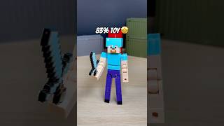 Wait for the 100🤯Details on profile🔗actionfigures lego minecraftshorts dummy toys minecraft [upl. by Anieral399]