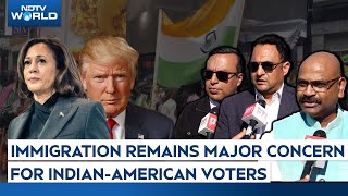 US Presidential Election Immigration Remains Major Concern For IndianAmerican Voters [upl. by Tomasina]