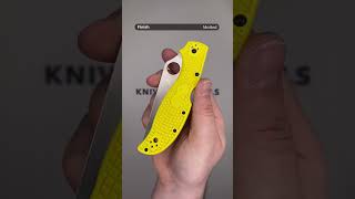 Spyderco Stretch 2 XL Salt H 2 C258SYL Yellow FRN serrated pocket knife [upl. by Taite]