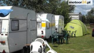 Camping Pod Ĺťaglem  Mielno meteor24pl [upl. by Arres]