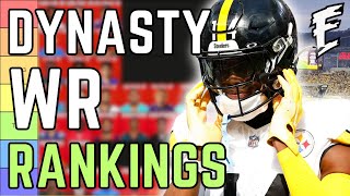 Top 24 Dynasty Wide Receiver Rankings and Tiers  2024 Dynasty Fantasy Football [upl. by Meehaf]