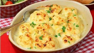 Receita Deliciosa CouveFlor Gratinada no Forno com Molho Branco [upl. by Boucher891]