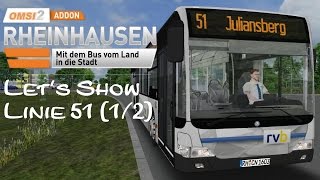 OMSI 2 Addon Rheinhausen Linie 51 → Juliansberg 12  Citaro Facelift ☆ Lets Play OMSI 2 [upl. by Wiese]