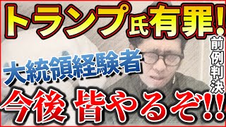 『トランプ氏有罪！ 大統領経験者は 今後 皆やるぞ！』【おみそん 切り抜き】 [upl. by Ithsav943]