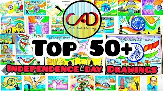 Independence Day drawing easy step  Independence day poster Republic day drawing easy steps [upl. by Biddick]