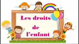 Projet de classe  Les droits des enfants [upl. by Mateusz]