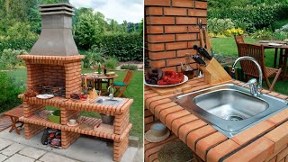 Construir una barbacoa con fregadero  Bricomania [upl. by Nosyrb212]