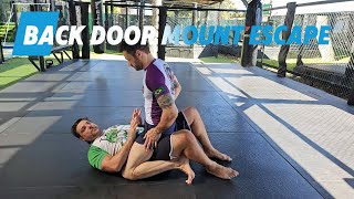 The back door escape from full Mount bjj [upl. by Eelessej412]