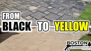 Another black to yellow patio transformation  Pressure Washing  ASMR [upl. by Bicknell767]