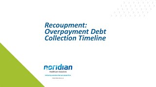 Recoupment Overpayment Debt Collection Timeline [upl. by Erodoeht]