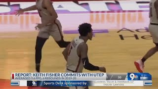 Fisher commits to UTEP [upl. by Deeas]